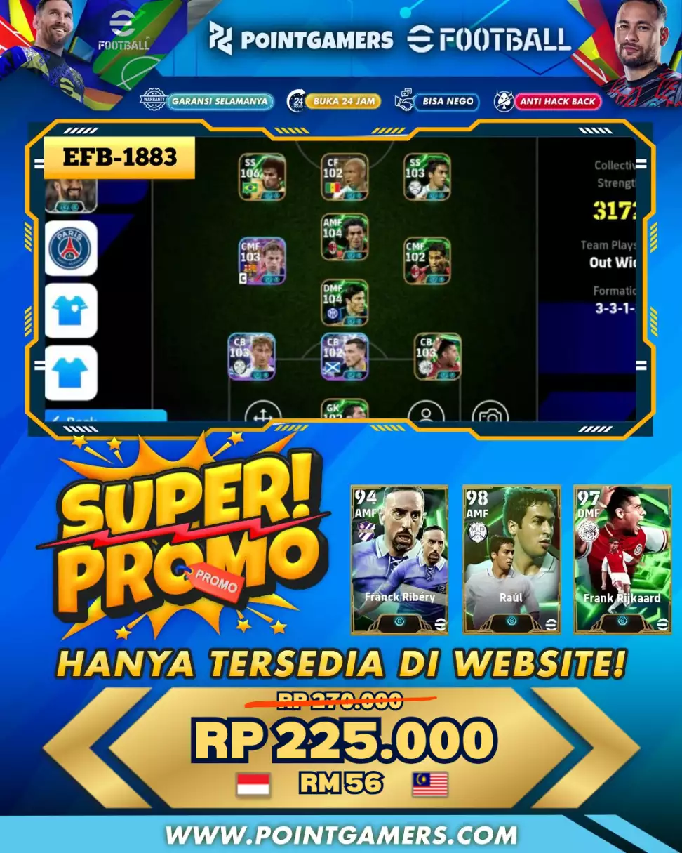 PROMO FRANCK RIBERY 99 1