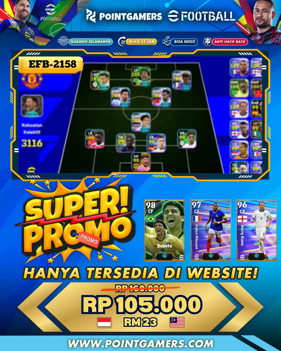 PROMO BEBETO 98 1