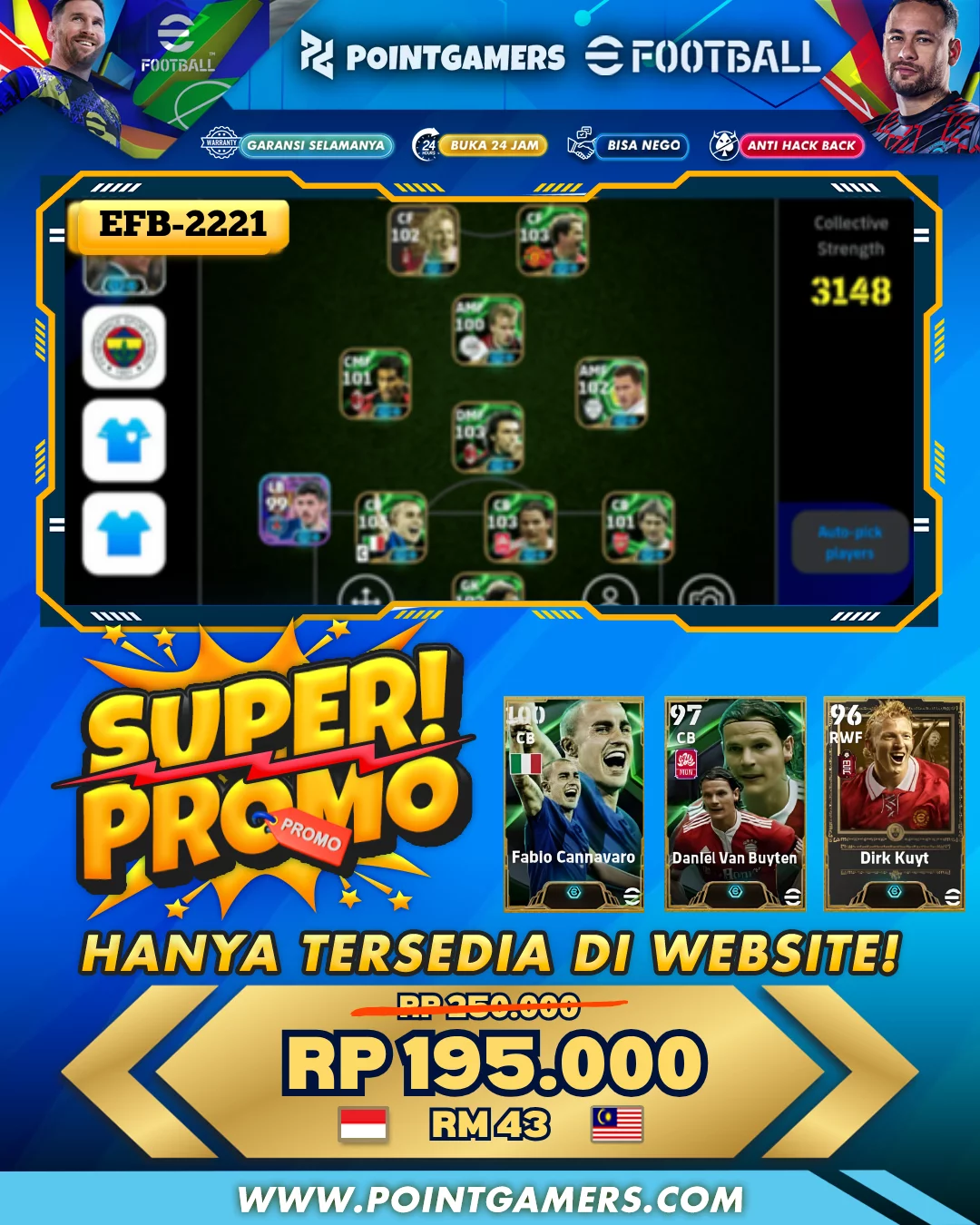 PROMO FABIO CANNAVARO 100 1