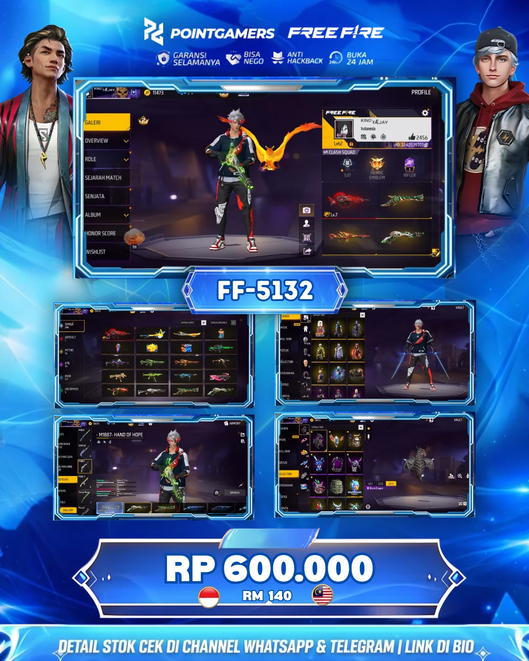 EVO MAX 1, SG2 LUMUT + TROMPET 1