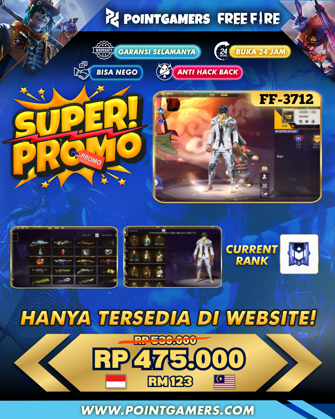 PROMO 1 EVO MAX, SG2 LUMUT  2RASA 1
