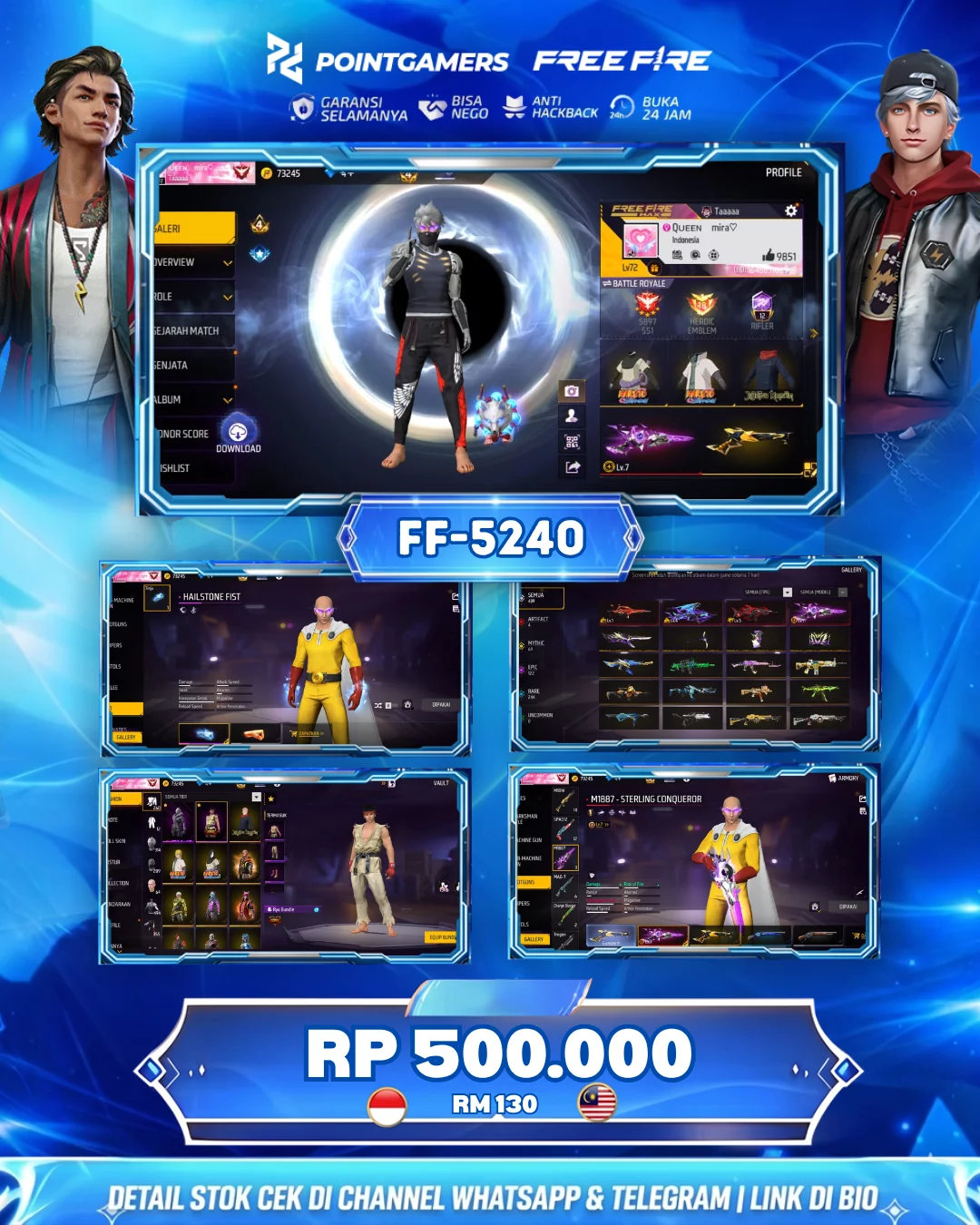 EVO 4, MAX 1, SG 2 :EVO,GOLDEN,MAMBA 1
