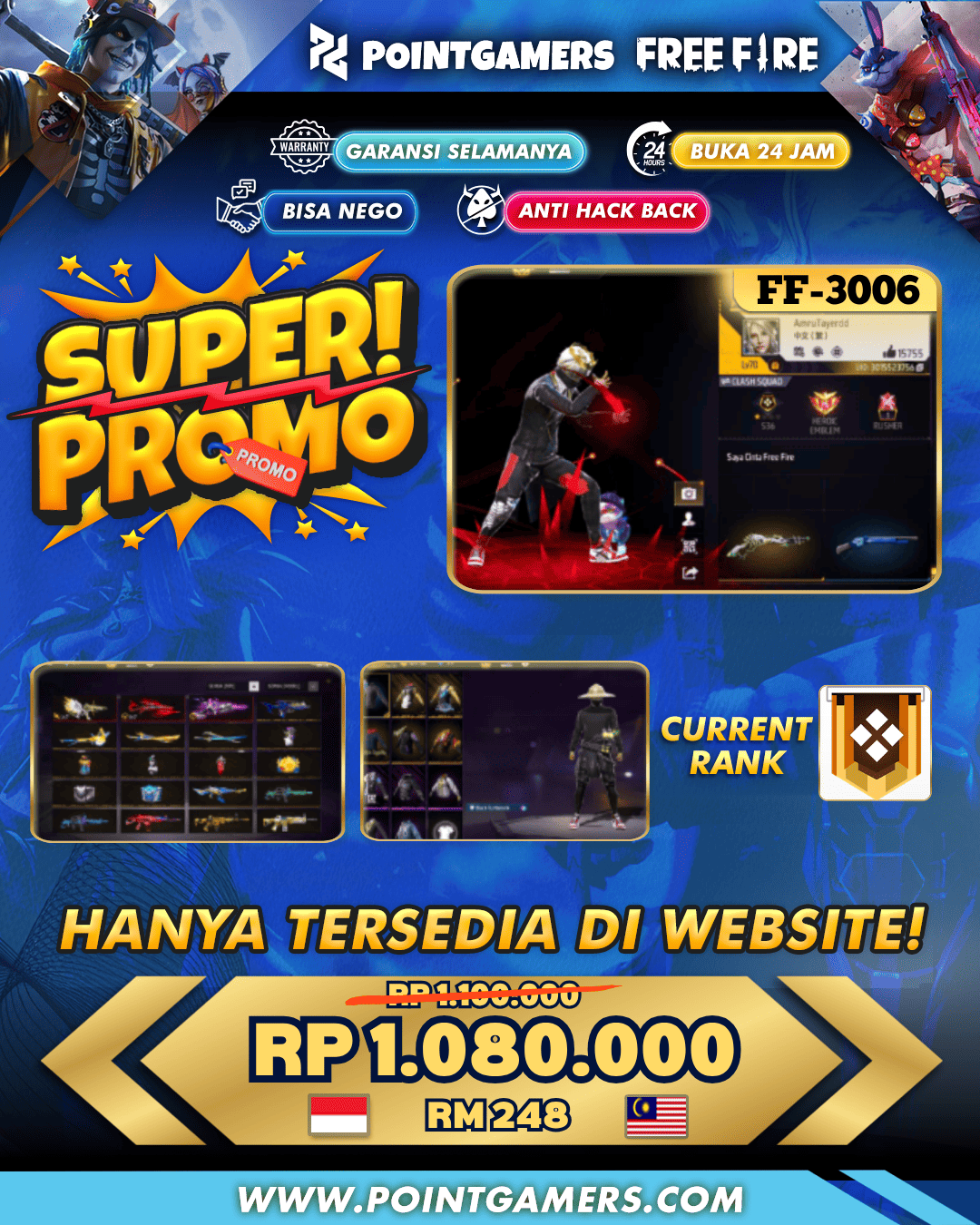 PROMO AX 3, SG 2 : LUMUT, EVO,MAMBA 1
