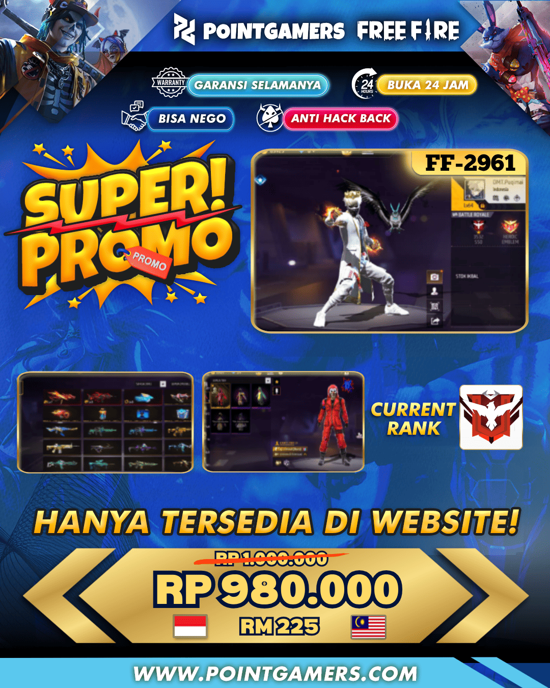 PROMO MAX 2, SG 2 RAPER,AQUA, MAMBA 1
