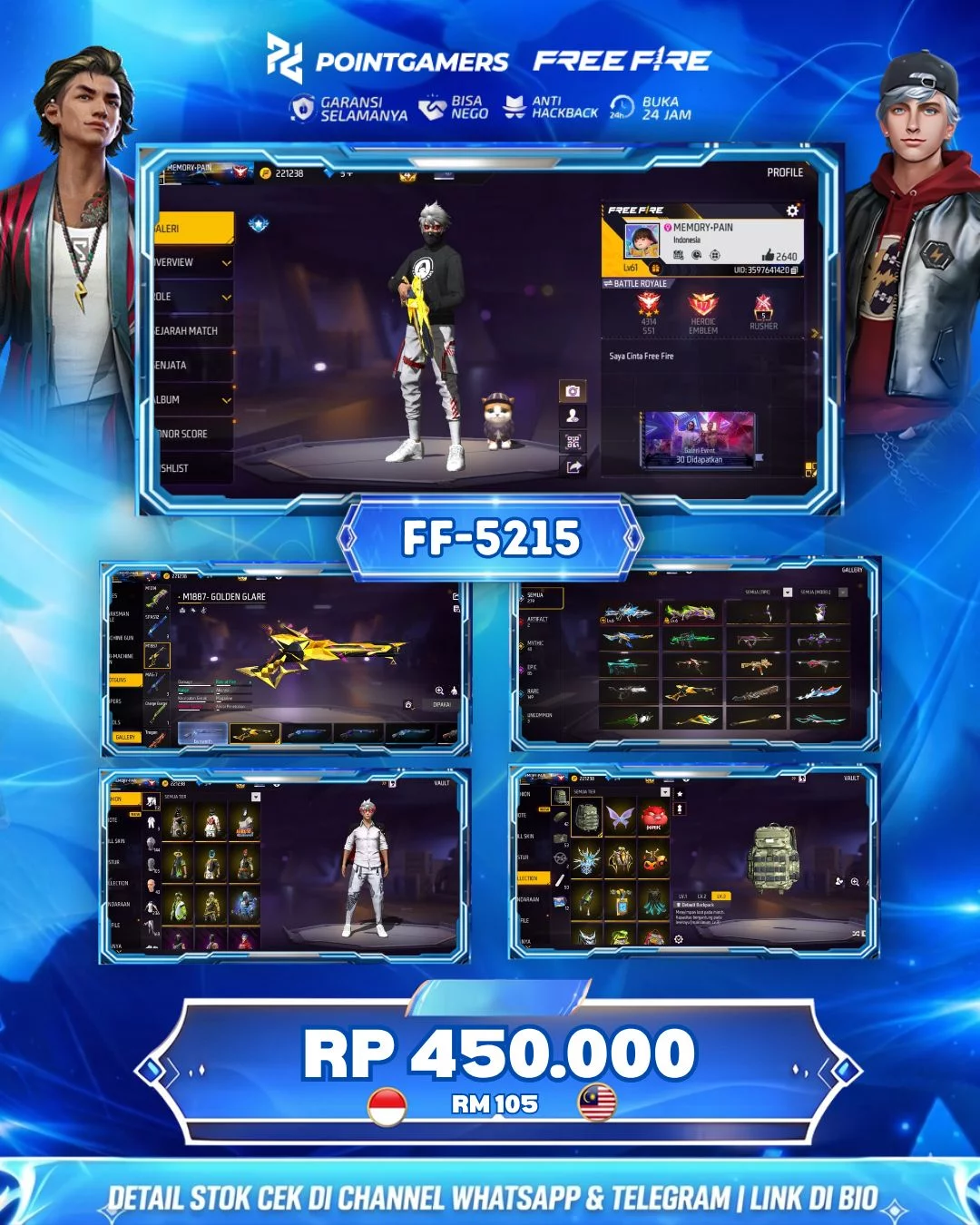 MAX :  TW 2 EVO : 2, SG 2 :  GOLDEN MAMBA BUNNY 1