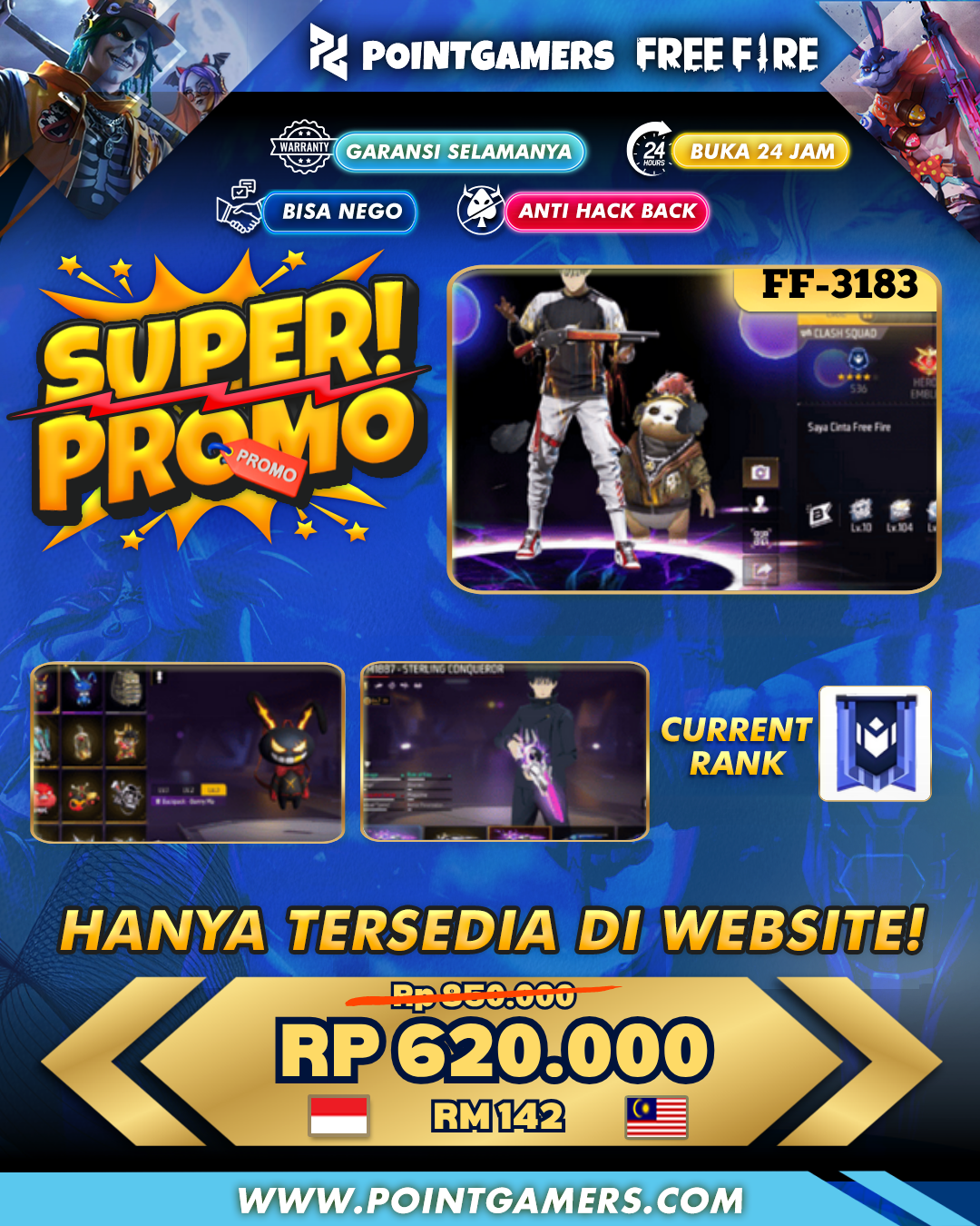 PROMO MAX 1 TW 2, SG 2 EVO,ABU,MAMBA 1
