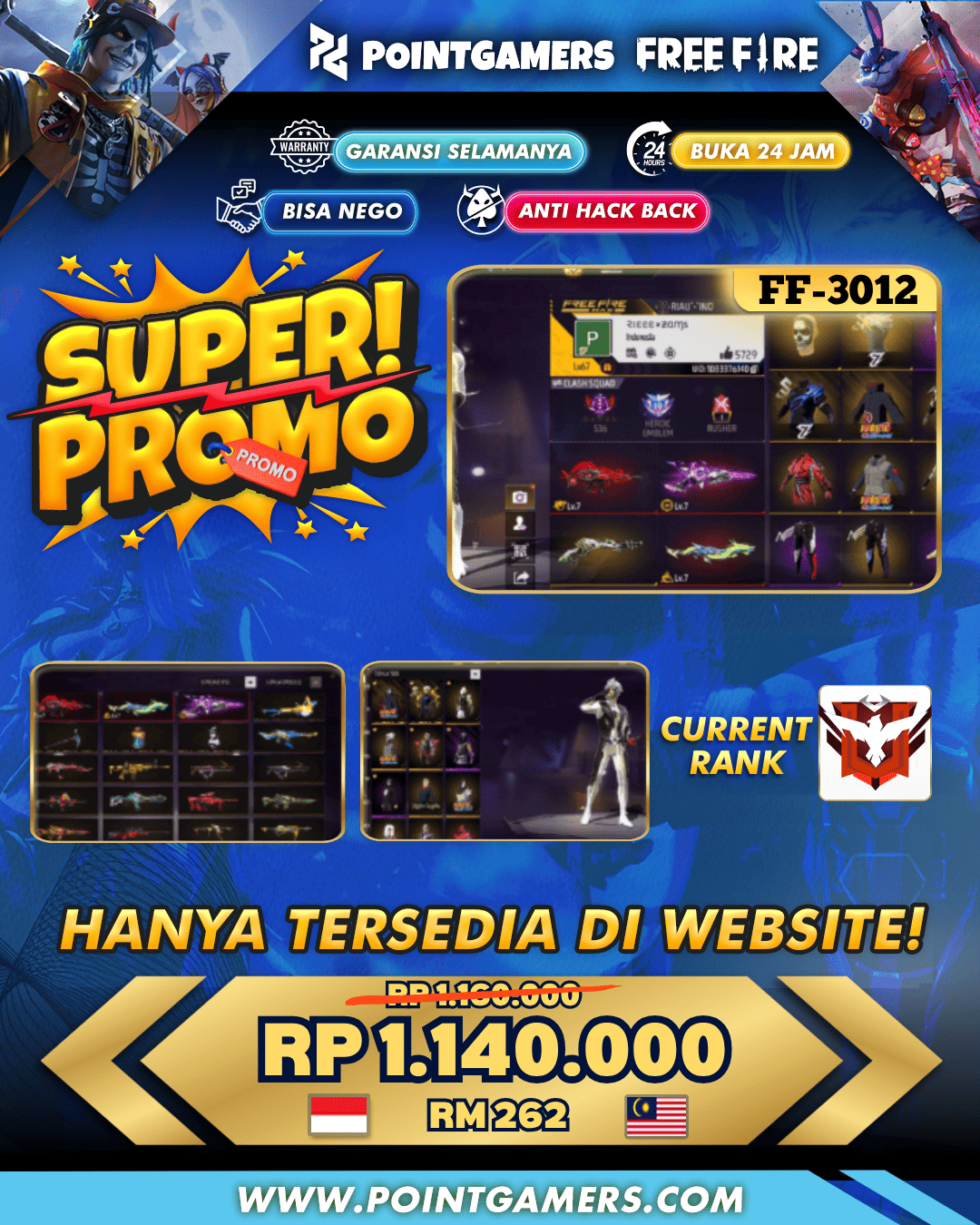 PROMO MAX 3, SG 2 EVO GUN MAX 1