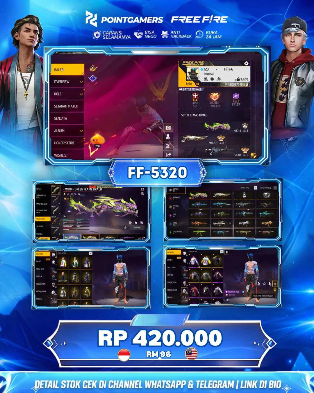 FF-5320 - 1 EVO TW MAX, SG2 GURUN 2RASA