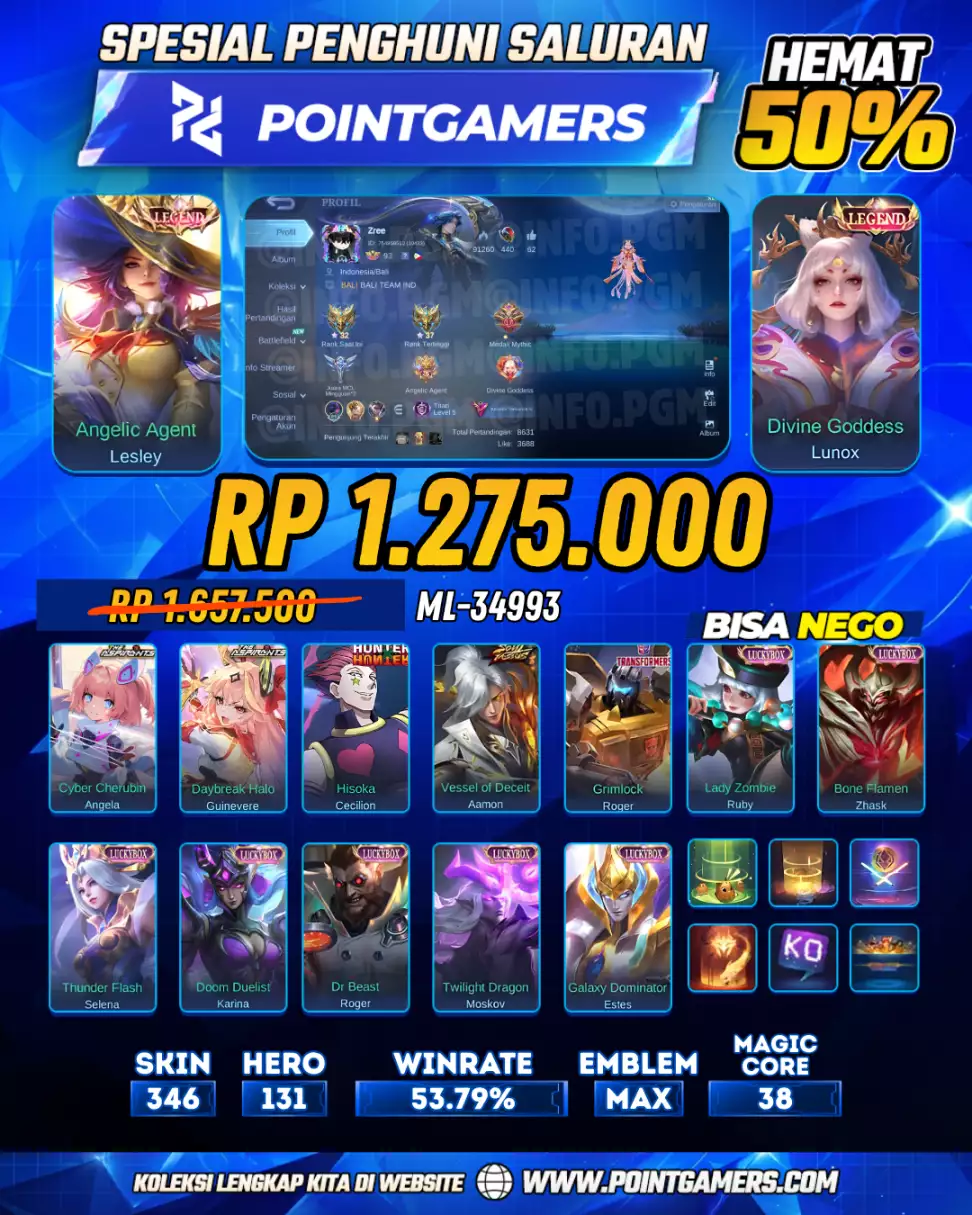 LESLEY LEGEND, LUNOX LEGEND 1