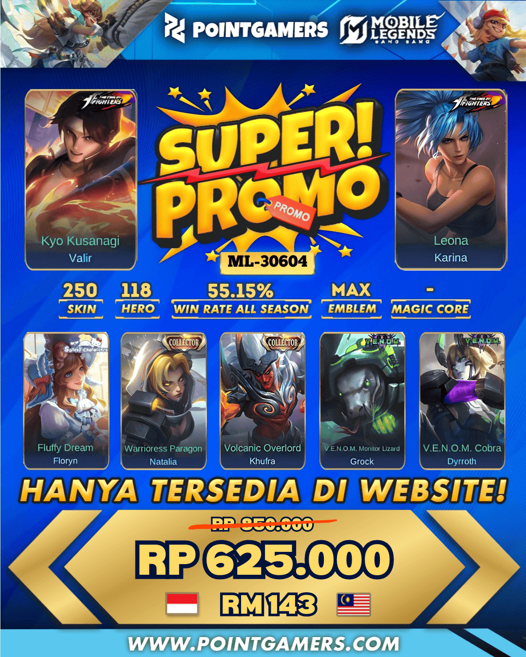 PROMO VALIR KOF, KARINA KOF 1