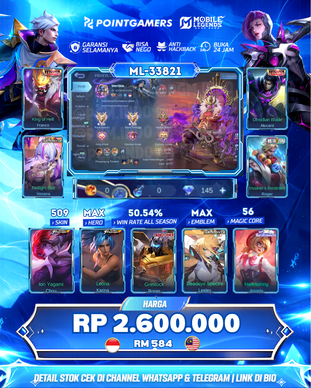 FRANCO LEGEND, ALUCARD LEGEND 1