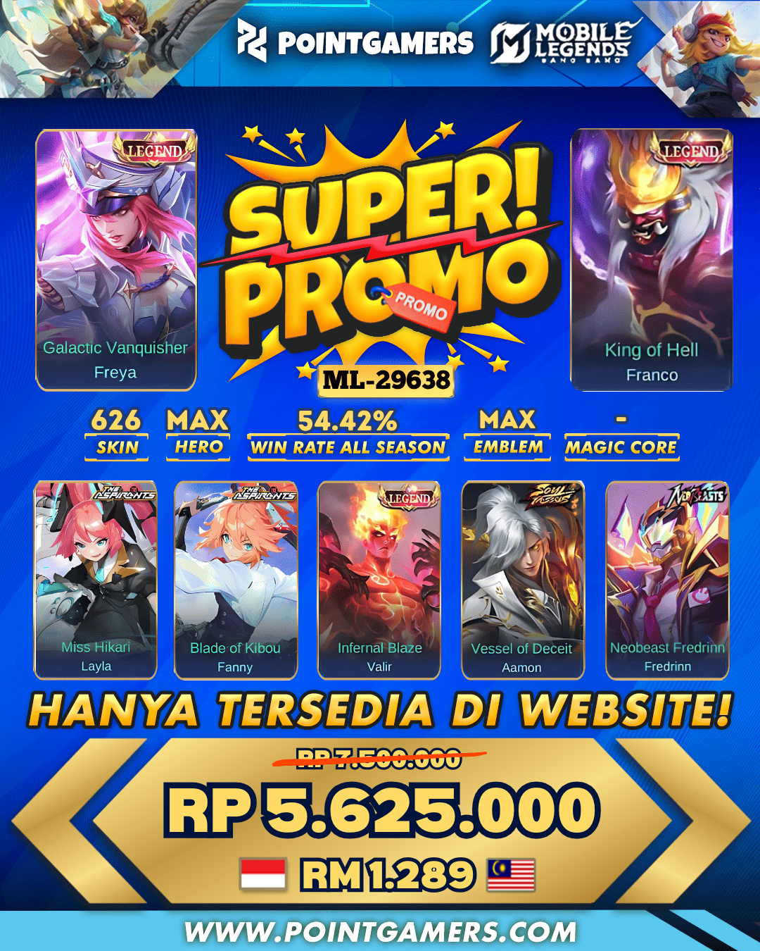 PROMO FRANCO LEGEND, FREYA LEGEND 1