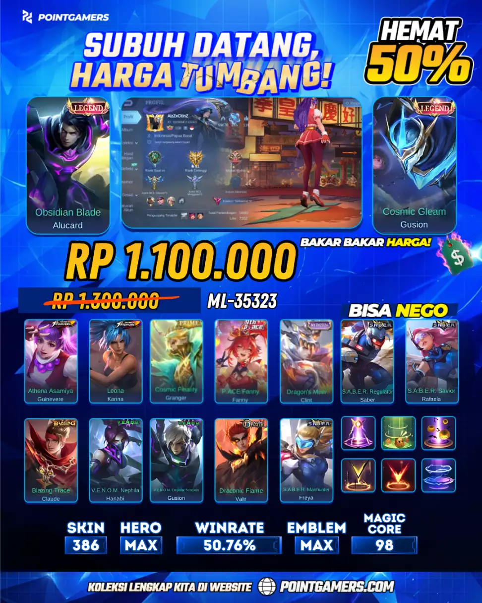 ALUCARD LEGEND, GUSION LEGEND 1