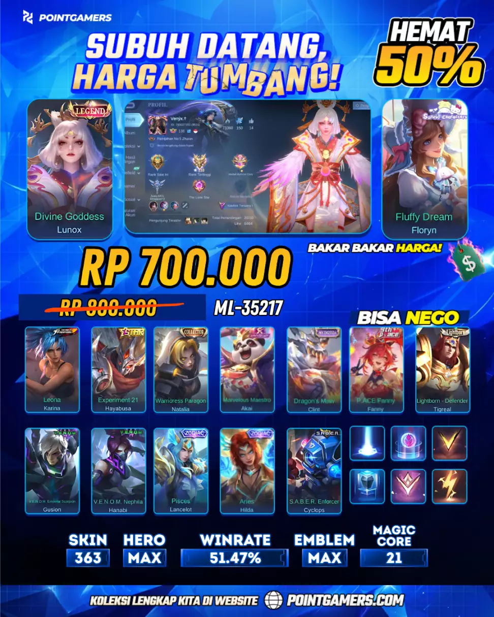 LUNOX LEGEND, FLORYN SANRIO 1