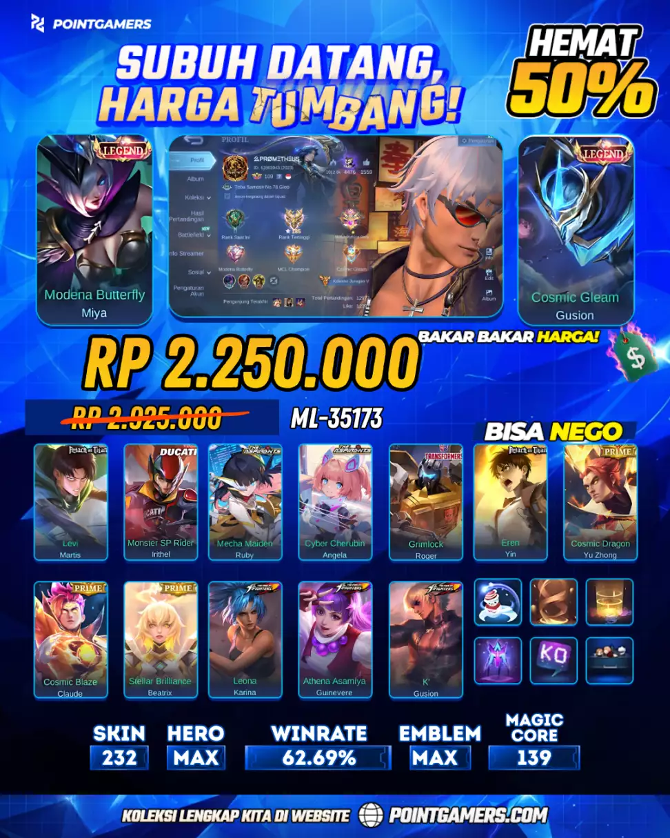 MIYA LEGEND, GUSION LEGEND 1