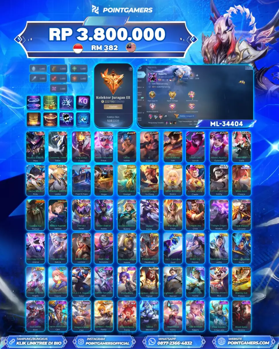 MIYA LEGEND, SABER LEGEND 1