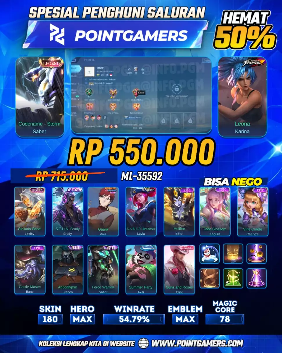 SABER LEGEND, LESLEY LUCKYBOX 1