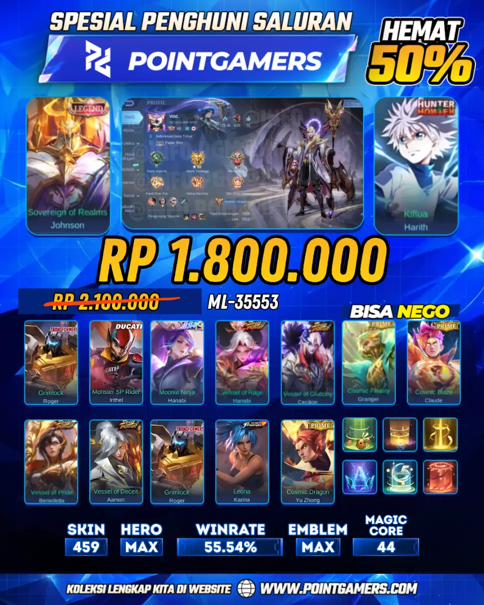 JOHNSON LEGEND, HARITH HXH 1