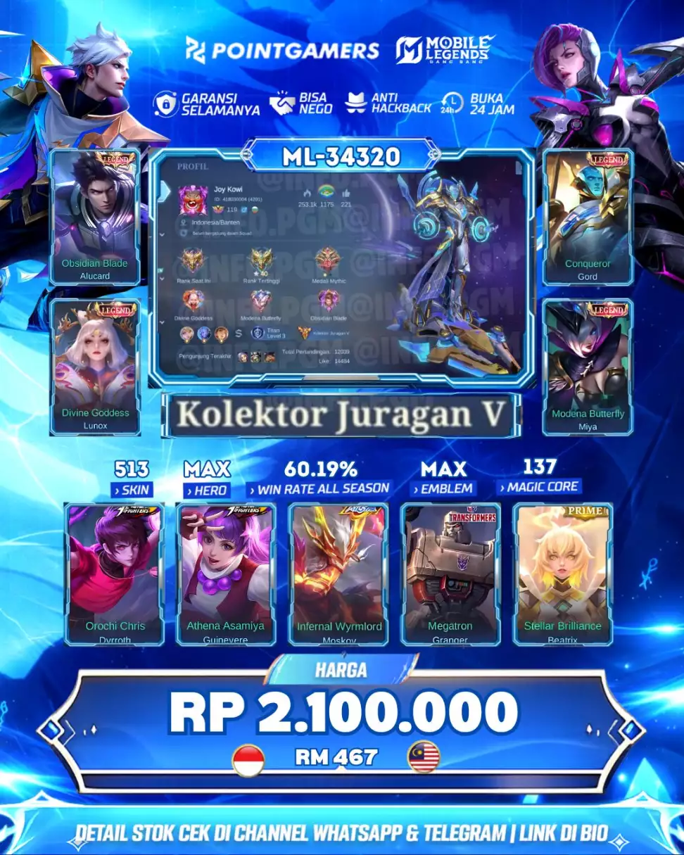 MIYA LEGEND, LUNOX LEGEND 1