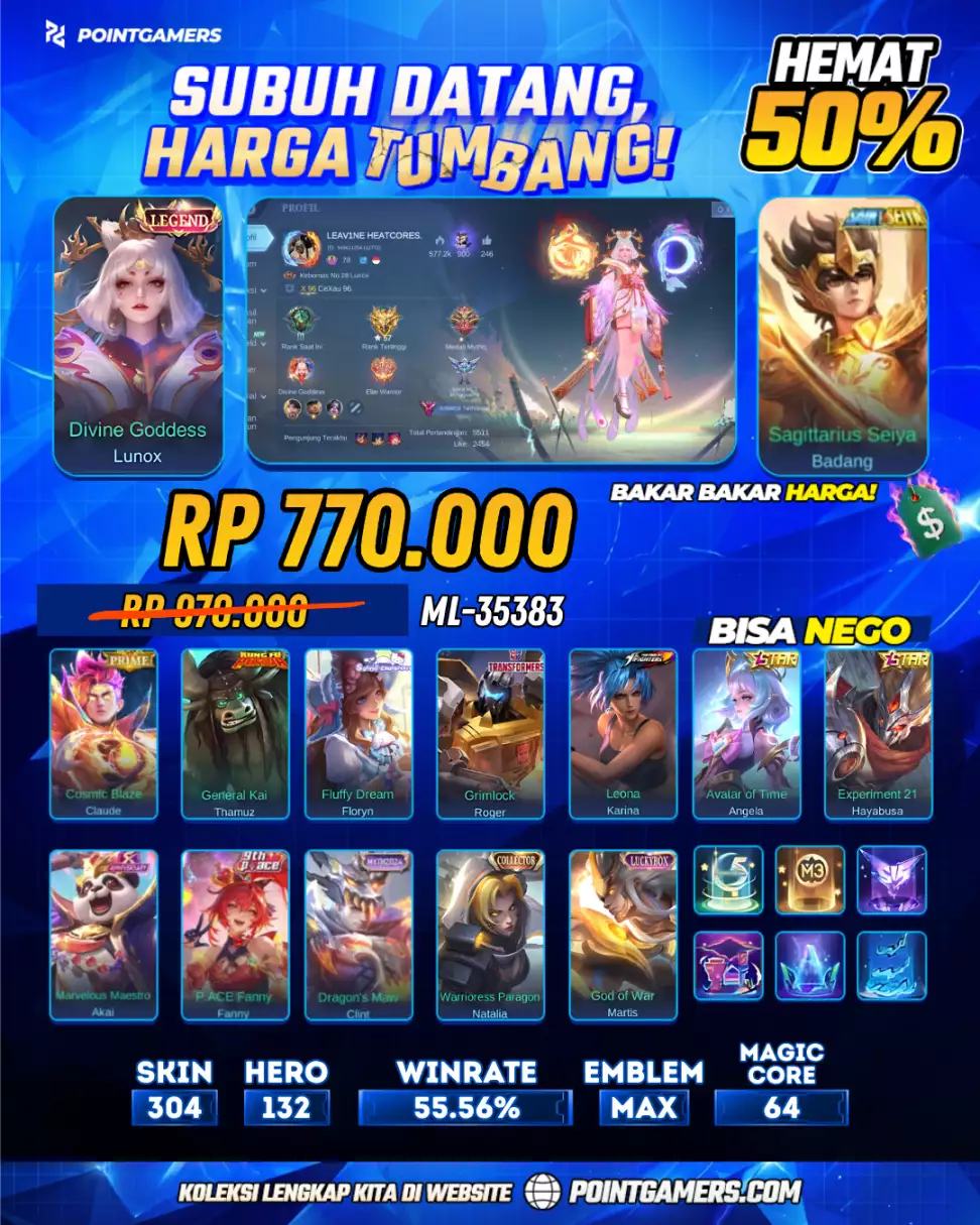 LUNOX LEGEND, BADANG SAINT 1