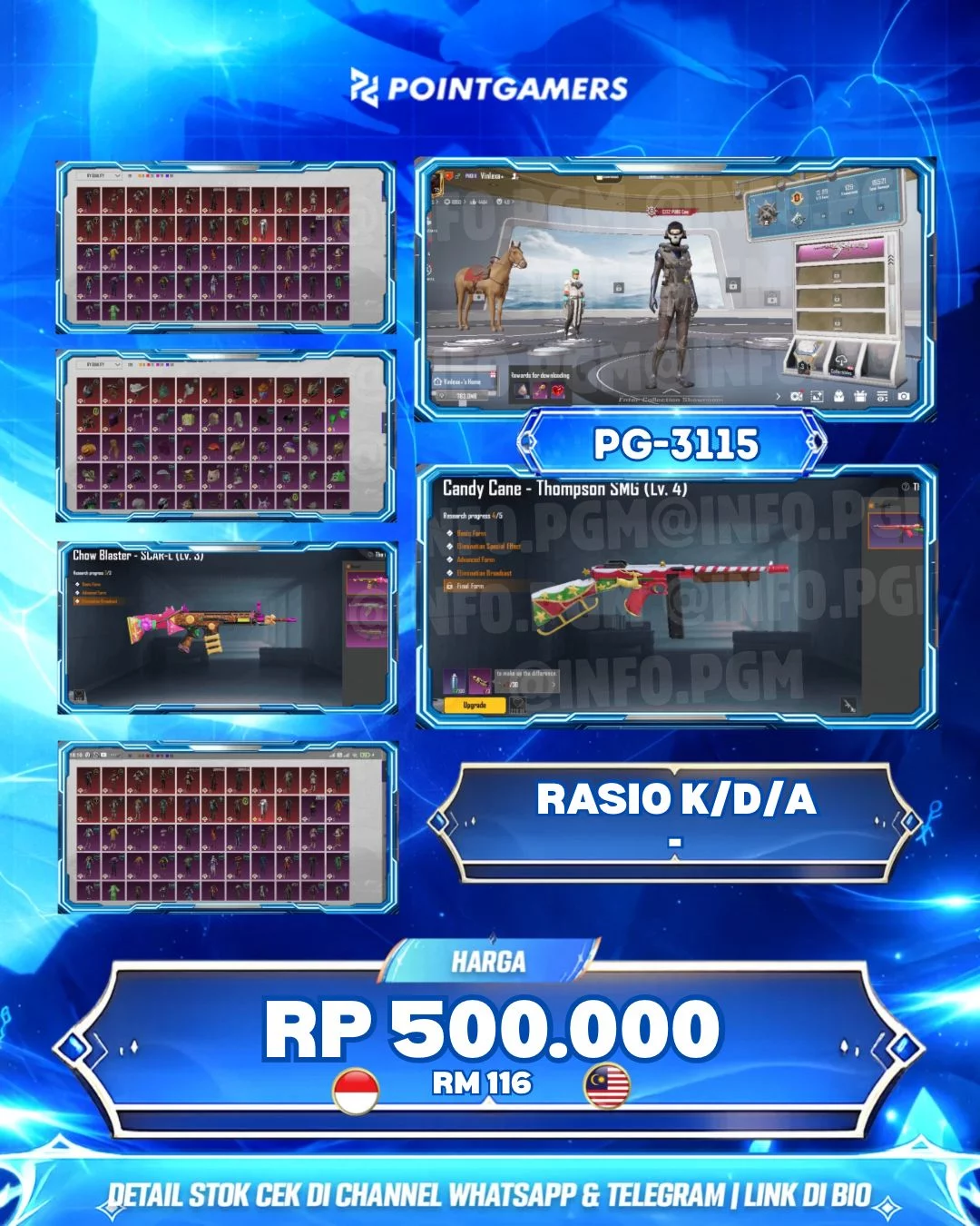 THOMPSON - CANDY CANE LEVEL 4, SCARL - CHOW BLASTER LEVEL 3 1