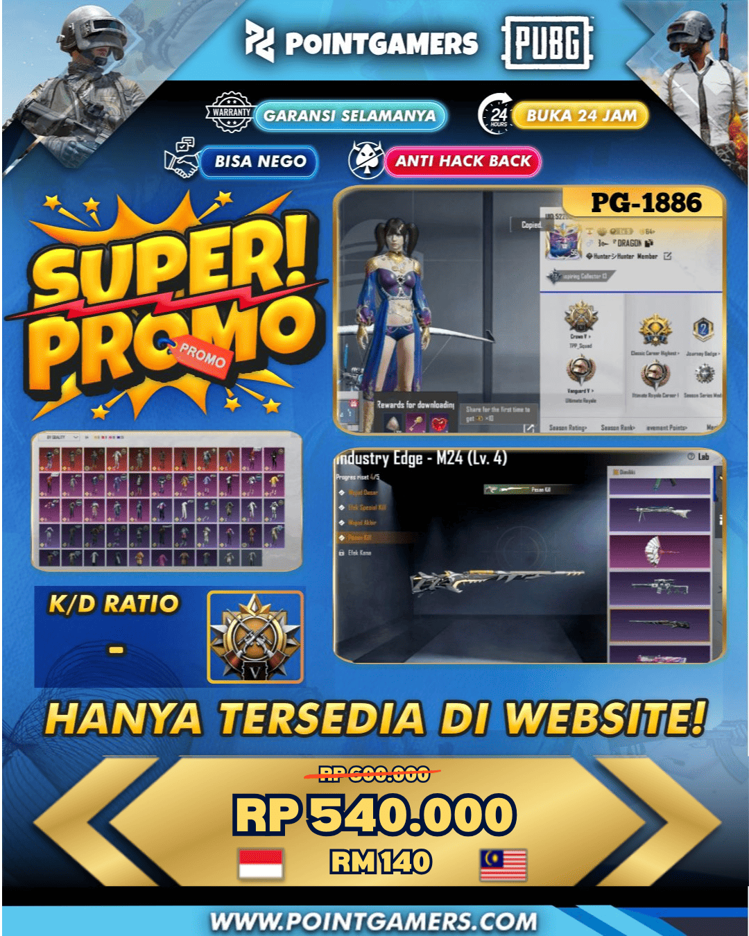 PROMO INDUSTRI EDGE LV 4, FAERIE LUSTER LV 3 1