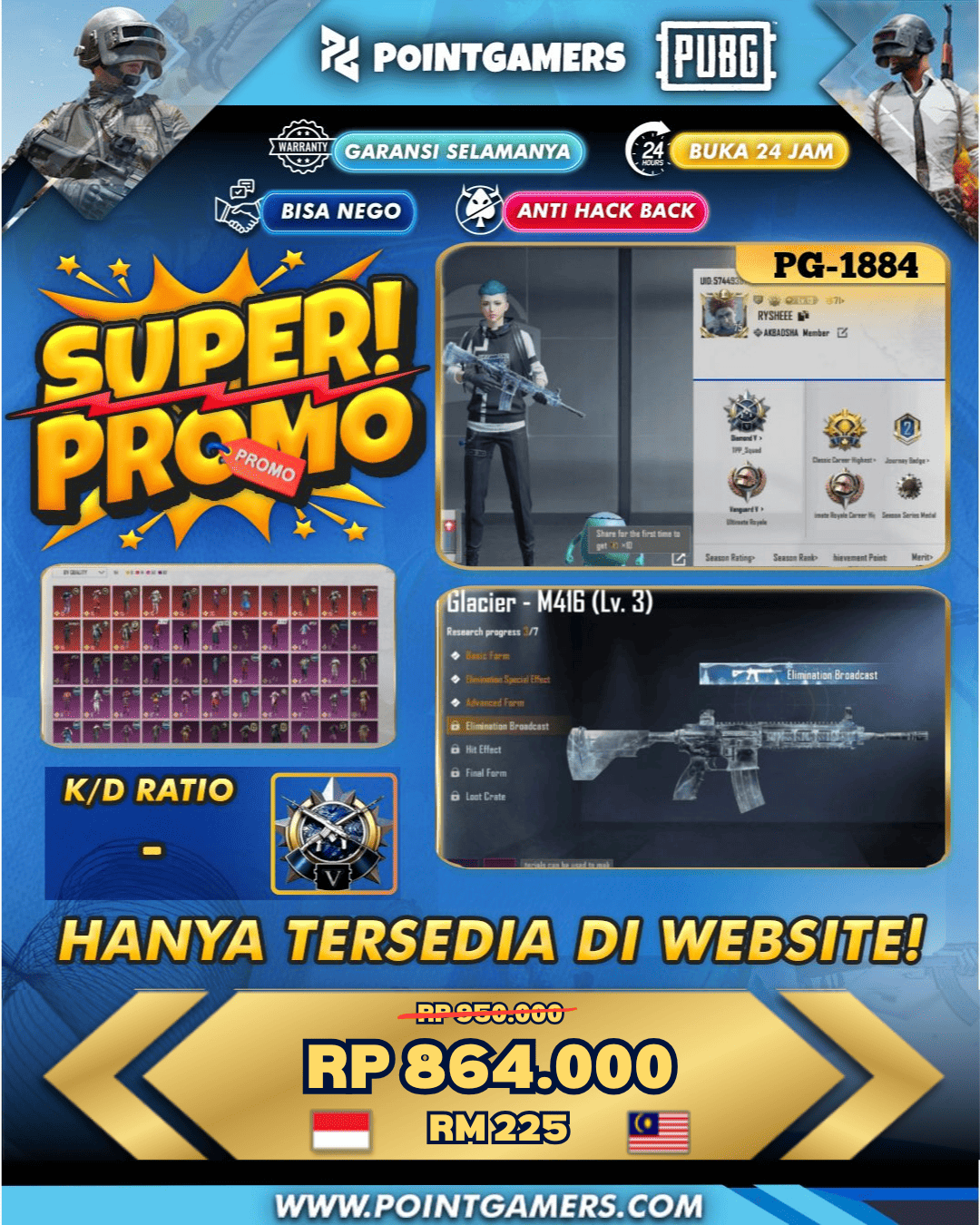 PROMO M4 GLACIER LV 3, M762 UNICORN LV 2 1