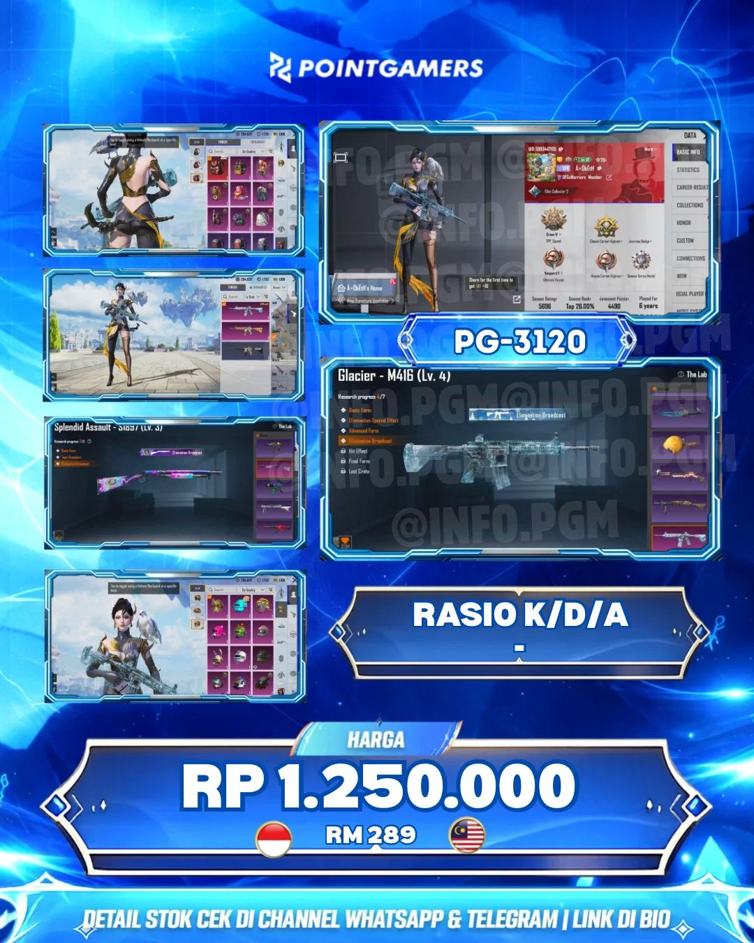 M4 GLACIER LV 4 - 9 MATERIAL KECIL LAGI UP GLACIER LV 5 1
